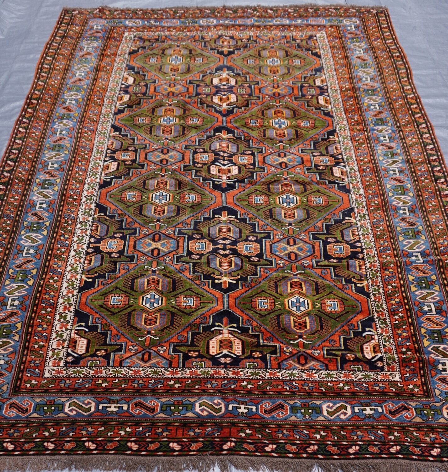 7'7"x11' Persian Lori Bakhtiyari Hand Knotted 100% Wool Rug Excellent