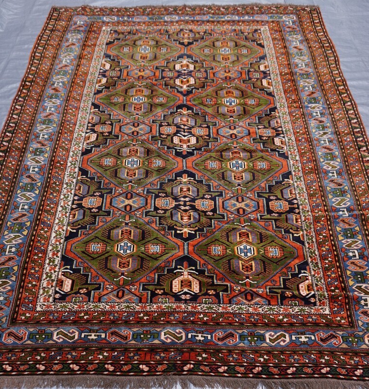 7'7"x11' Persian Lori Bakhtiyari Hand Knotted 100% Wool Rug Excellent