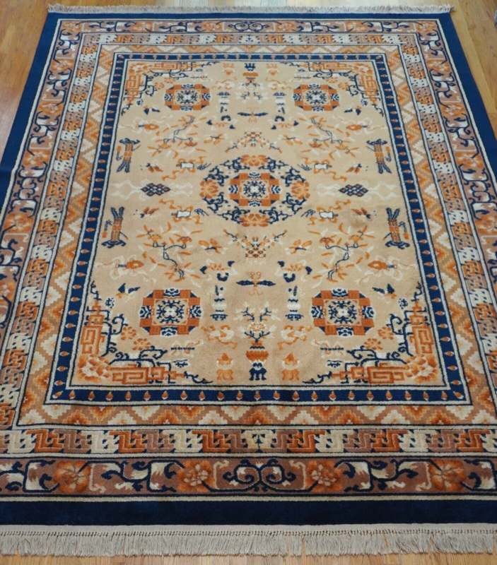 8'8 x 12' Authentic Karastan # 700-727 Cathay Medallion Wool Area Rug