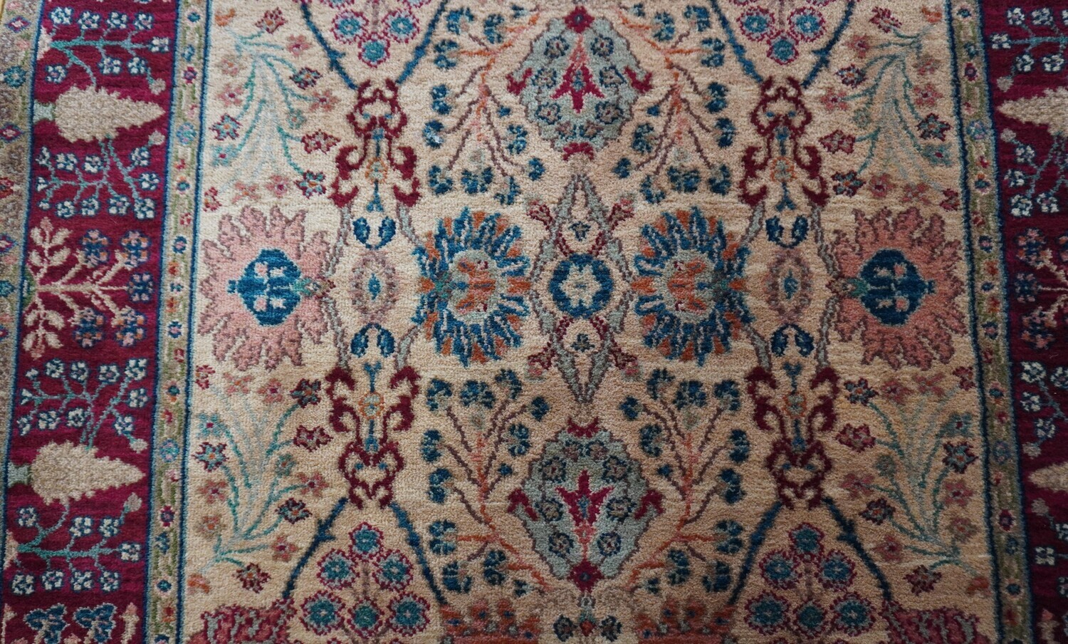 4'3"x 6' Samovar Karastan # 900-901 Persian Vase Wool Tea-wash American Rug