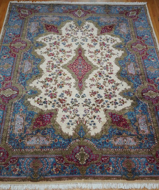 Phenomenal Antique Persian Kerman Lavar Hand Knotted Wool Oriental Rug 9'9" x 13'4"