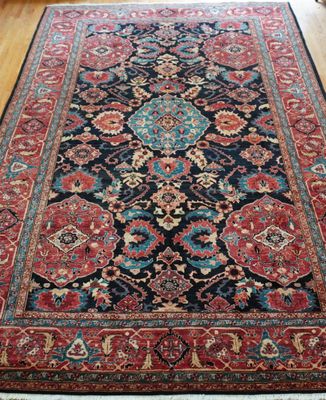 Stunning Bijar Hand Knotted Wool Afghan Oriental Rug 9'2 Stunning Bijar Hand Knotted Wool Afghan Oriental Rug 9'2" x 15'3"