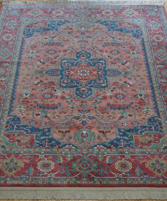 Authentic Karastan 736 Medallion Serapi Wool American Rug 8'8"x10'6"