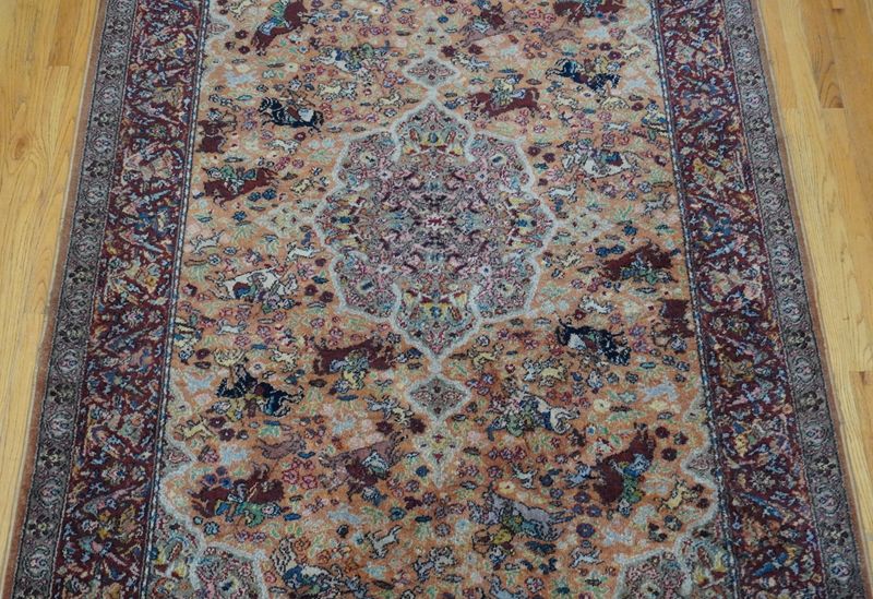 Authentic Karastan  5'9" x 9' Persian Hunting 700- 723  Wool American Rug