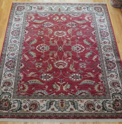 Authentic Karastan Agra 8'8" x 10' Ashara # 549-15002 Wool American Rug Excellent