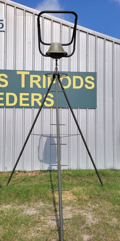 Tripod with Rifle Chair 13'/61LBS Tripod with Rifle Chair 13'/61LBS
