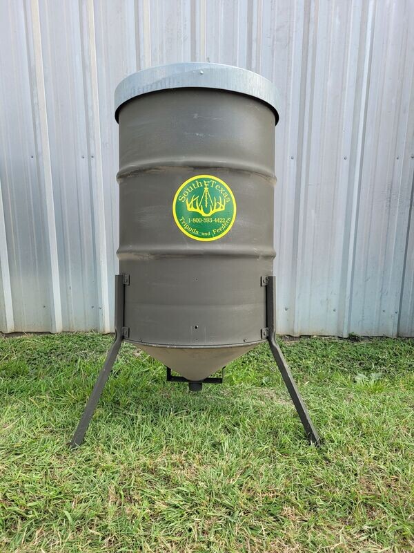 400# BARREL ASSEMBLY (Includes 55g Barrel, Lid, Funnel, and Stub Legs Assembled) NOTE: Pick-Up Only