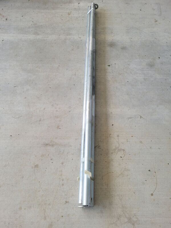 6’6” LEGS Set of 3 with welded anchor plate (Used on Protein/Fish Feeders)