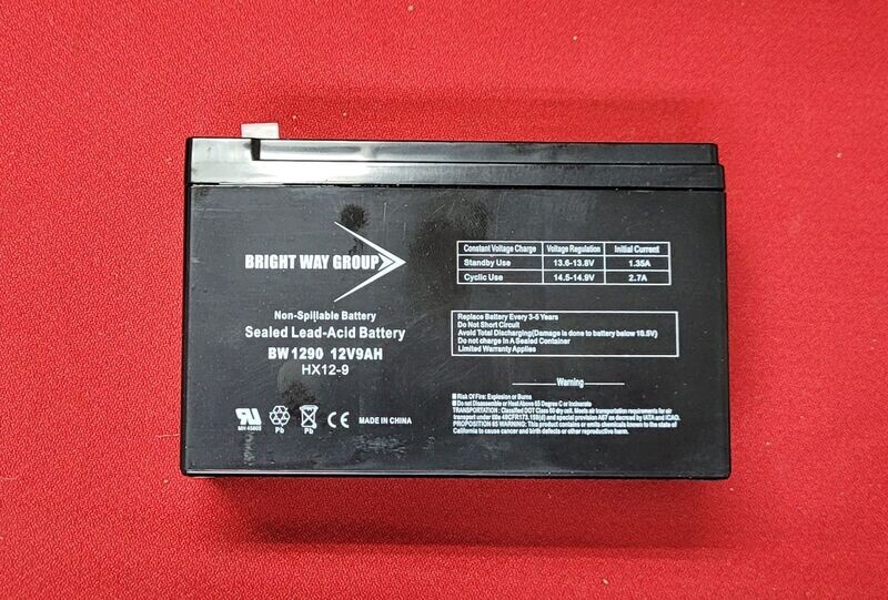BATTERY 12 Volt Rechargeable Gel Type 9AH UB1280