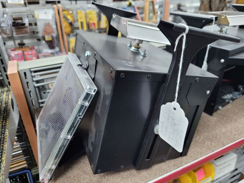UNIVERSAL FEEDER ASSEMBLY 12 VOLT Metal Box with ¼” Motor, Slinger, Attached Solar Panel, & “The Timer”