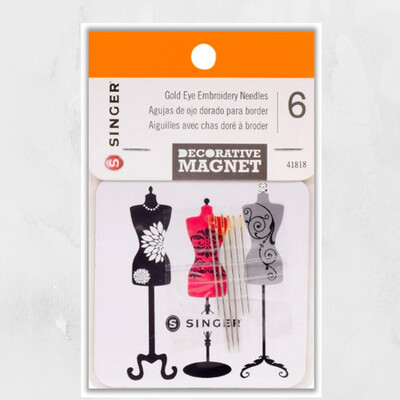 Clover Aiguilles Avec Chas Doré Pour Ouvrage Appliqué (NO.10) PCS 15