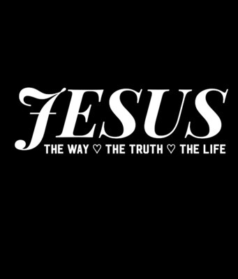Jesus window decal