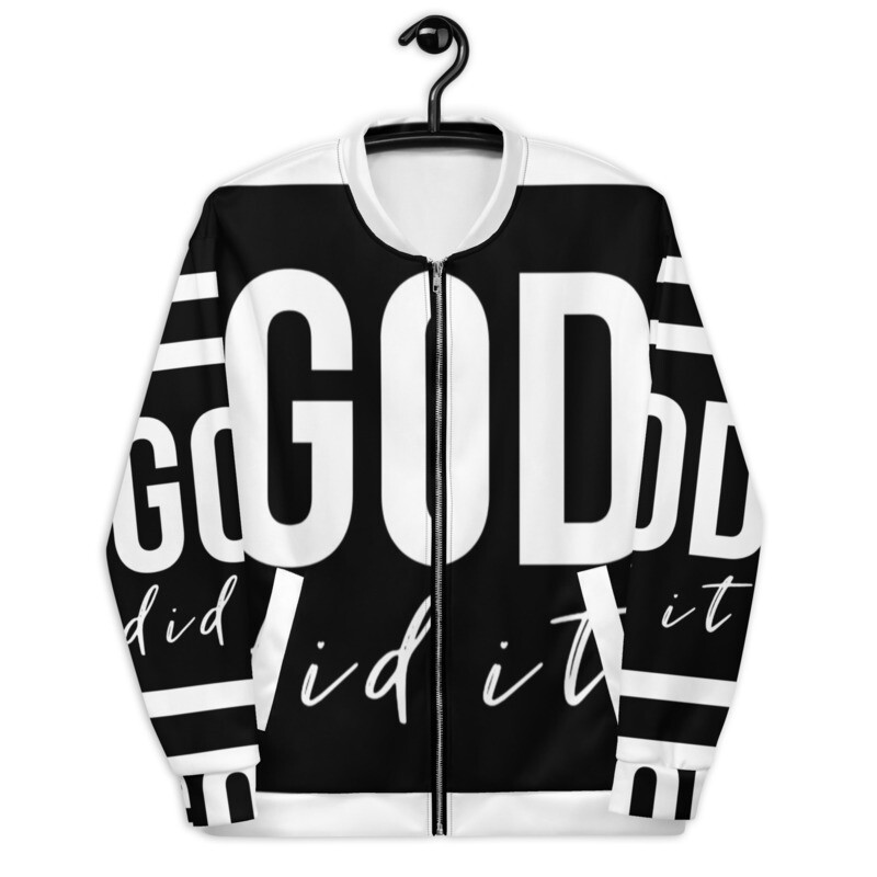 GOD did it unisex Bomber Jacket