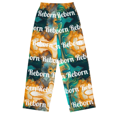 Reborn unisex wide-leg pants
