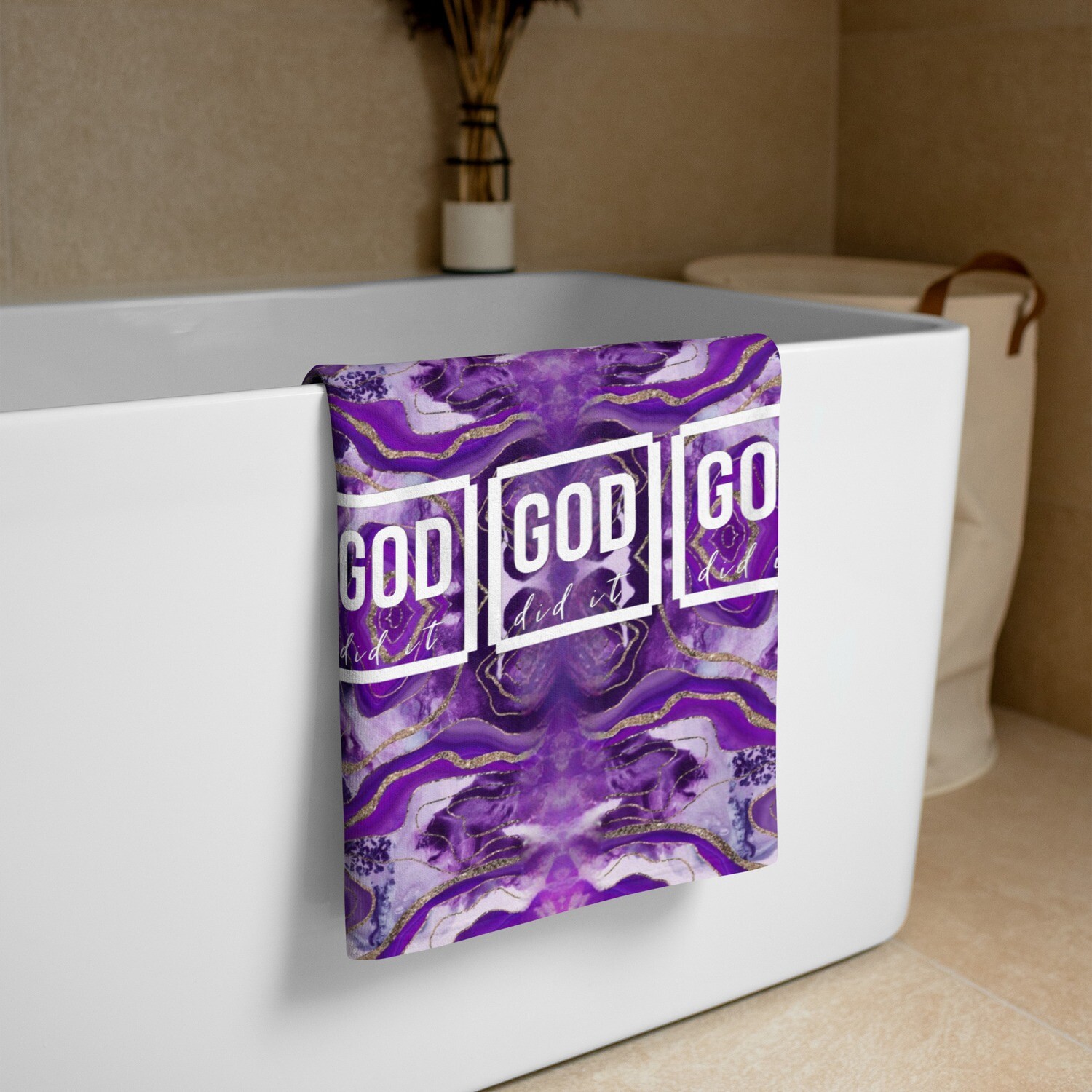 GOD did it Towel