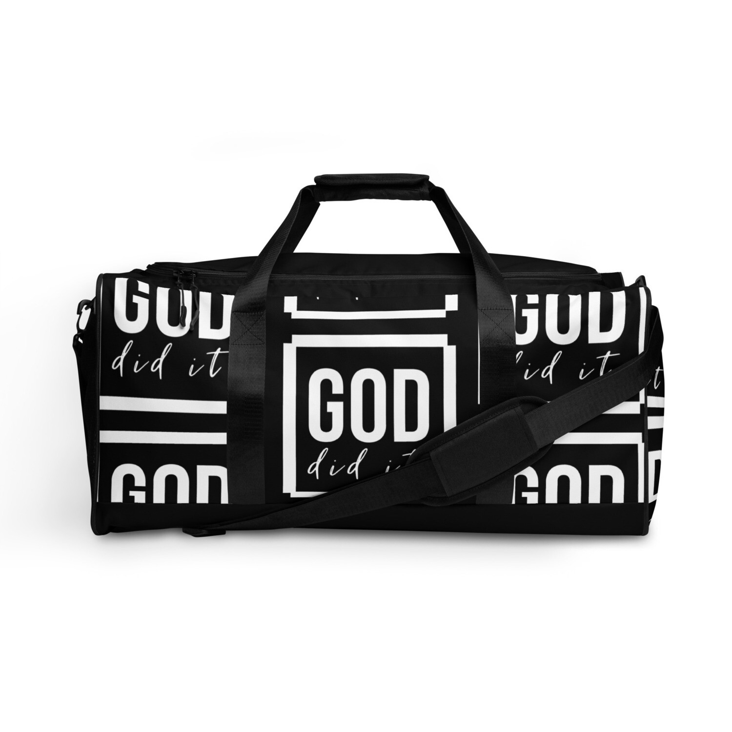 GOD did it Duffle bag
