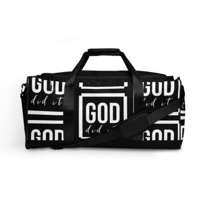 GOD did it Duffle bag