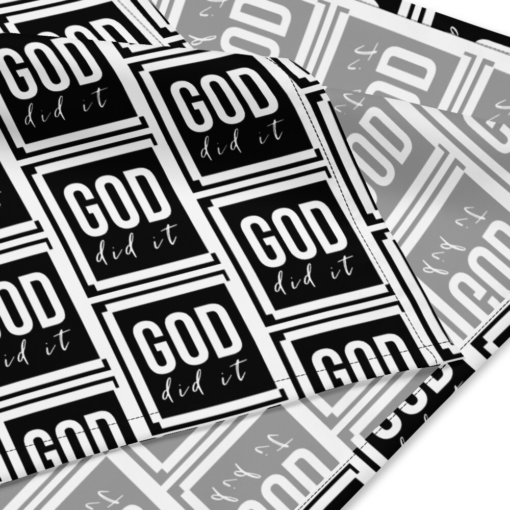 GOD did it bandana