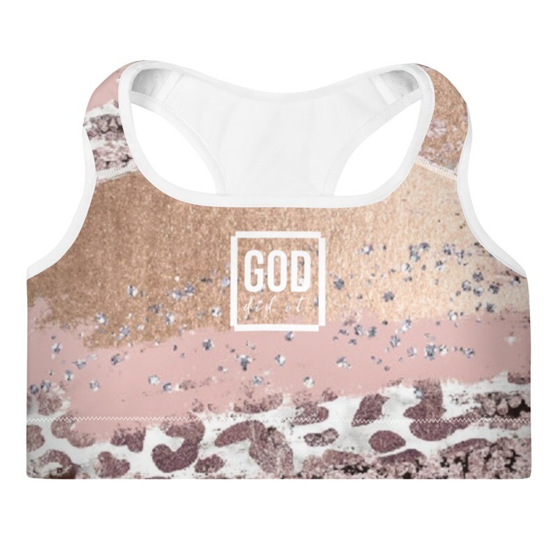 GOD did it Sports Women&#39;s Bra