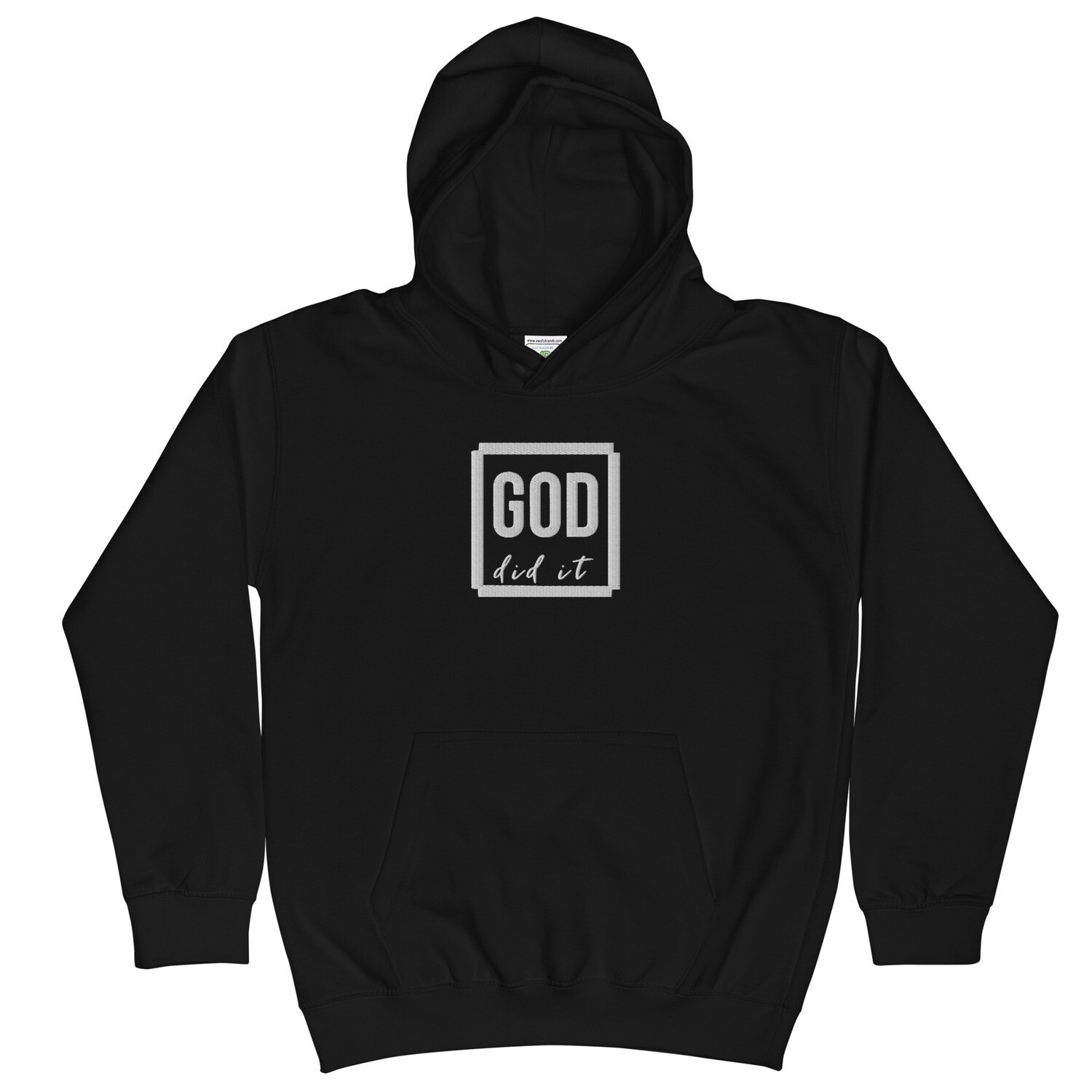 GOD did it Kids Hoodie