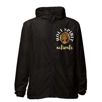 holy spirit activate zip up windbreaker
