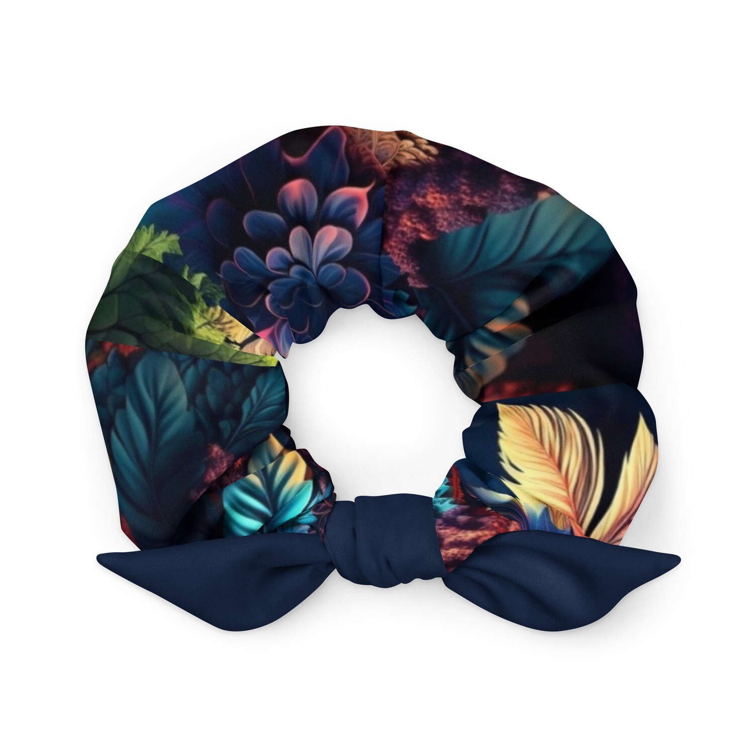 flower collage Scrunchie