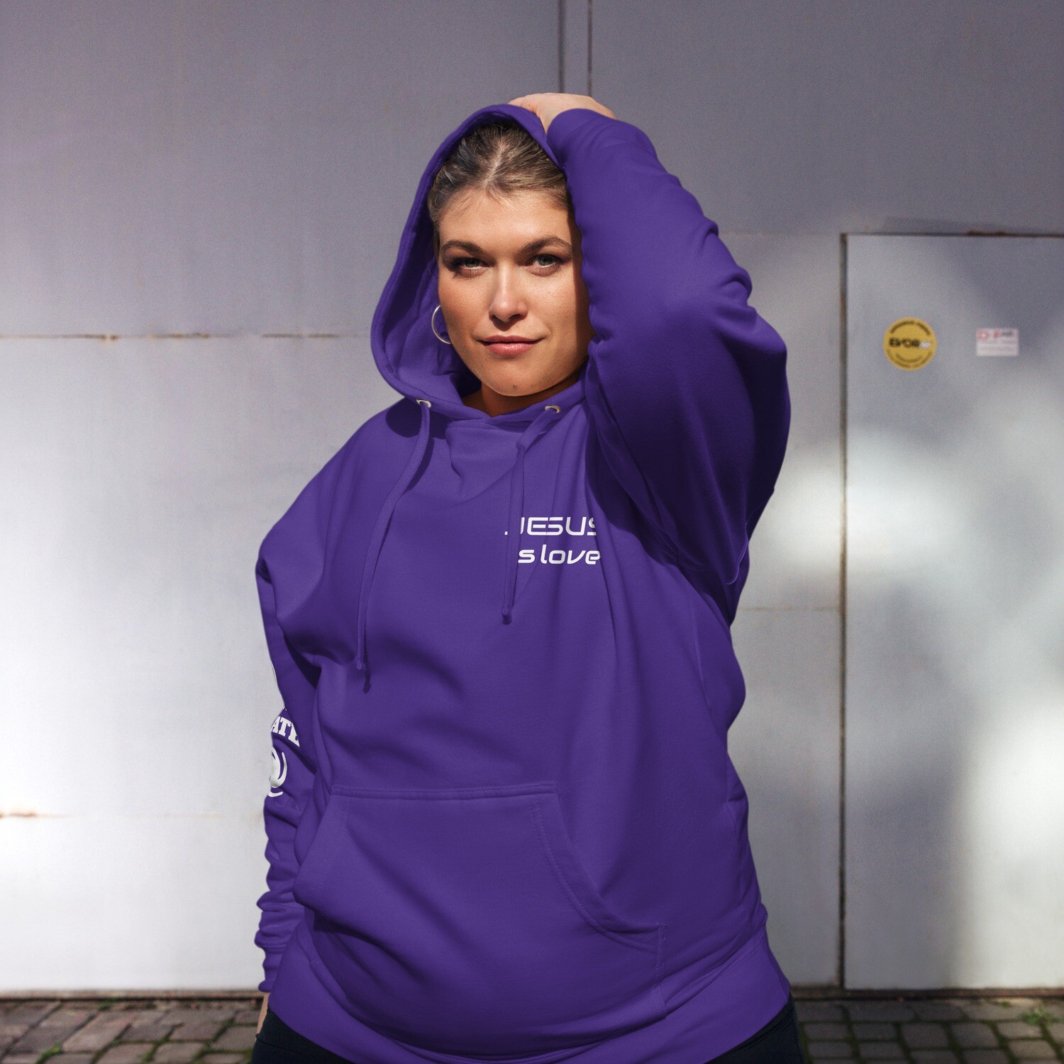 No hate Unisex hoodie