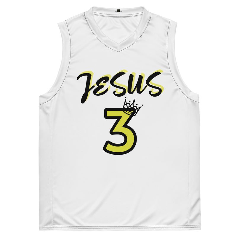 Jesus unisex basketball jersey