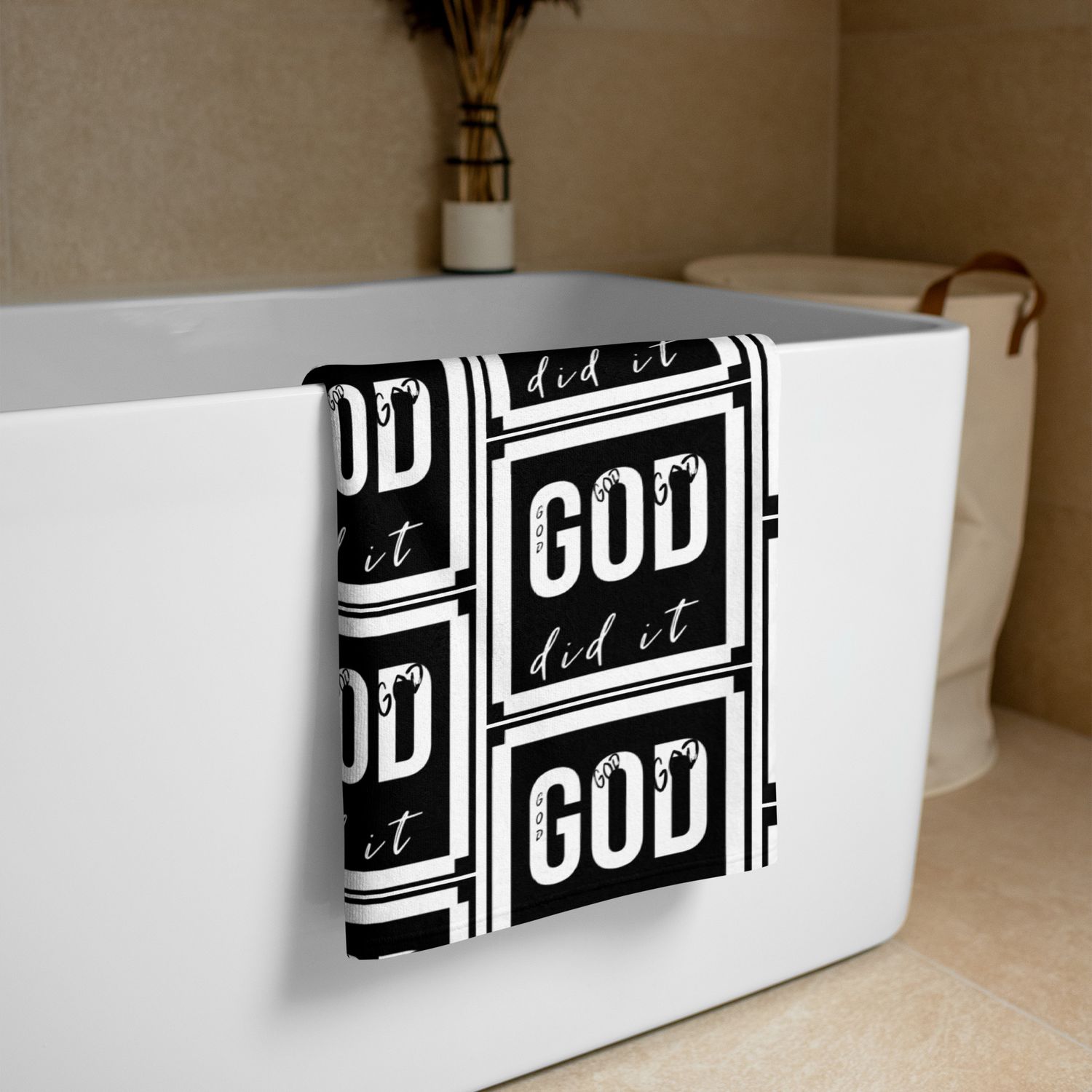 GOD did it Towel