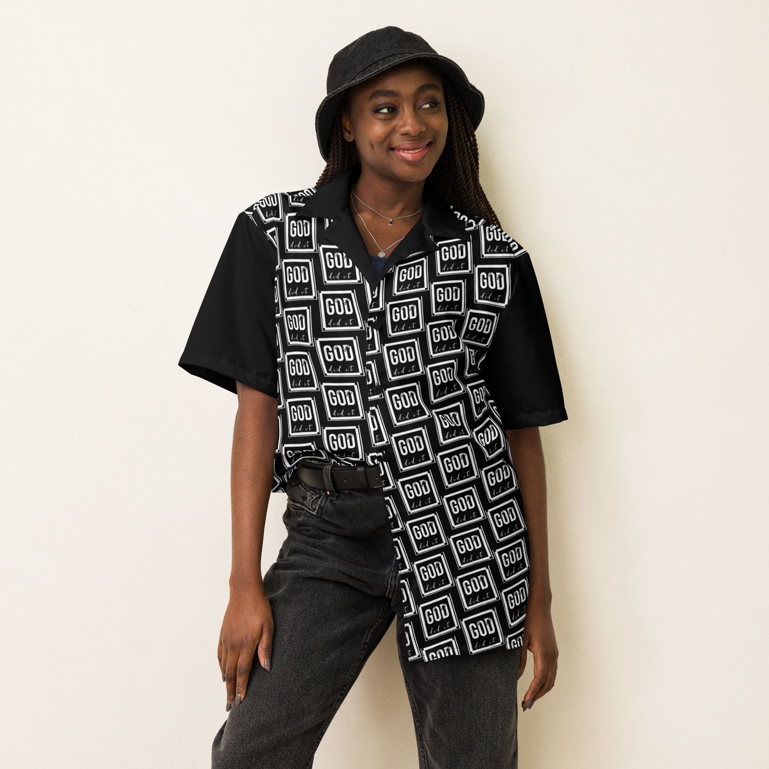 Unisex button shirt