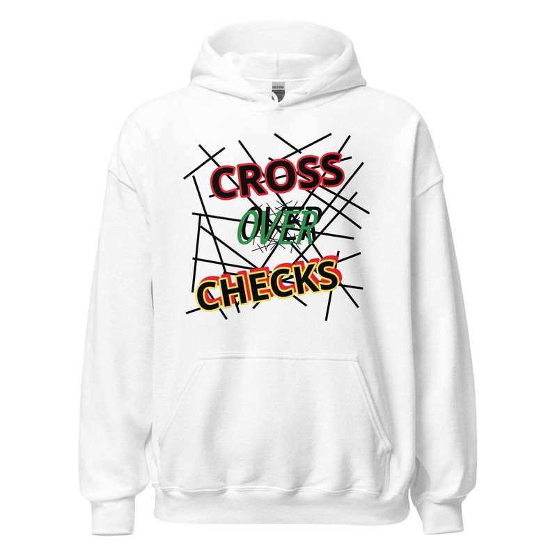 cross over checks Unisex Hoodie