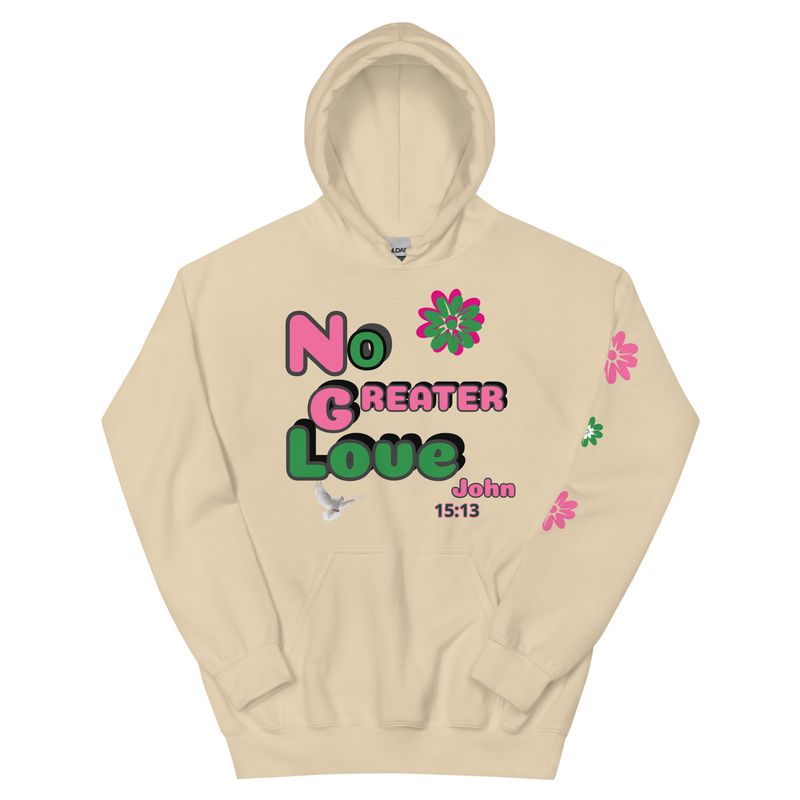 no greater love unisex Hoodie