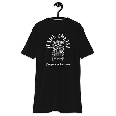 only one men’s premium heavyweight t-shirt