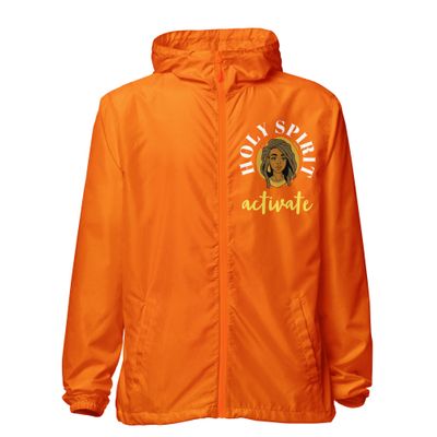 holy spirit activate zip up windbreaker