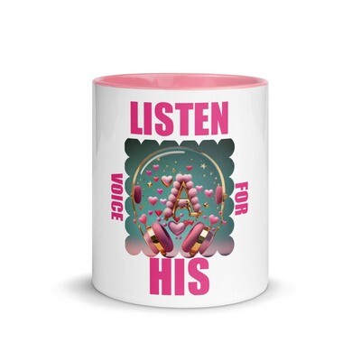 A LISTEN FOR HIS VOICE MUG