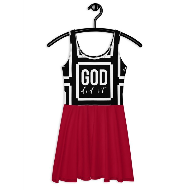 GOD did it Women's Dress