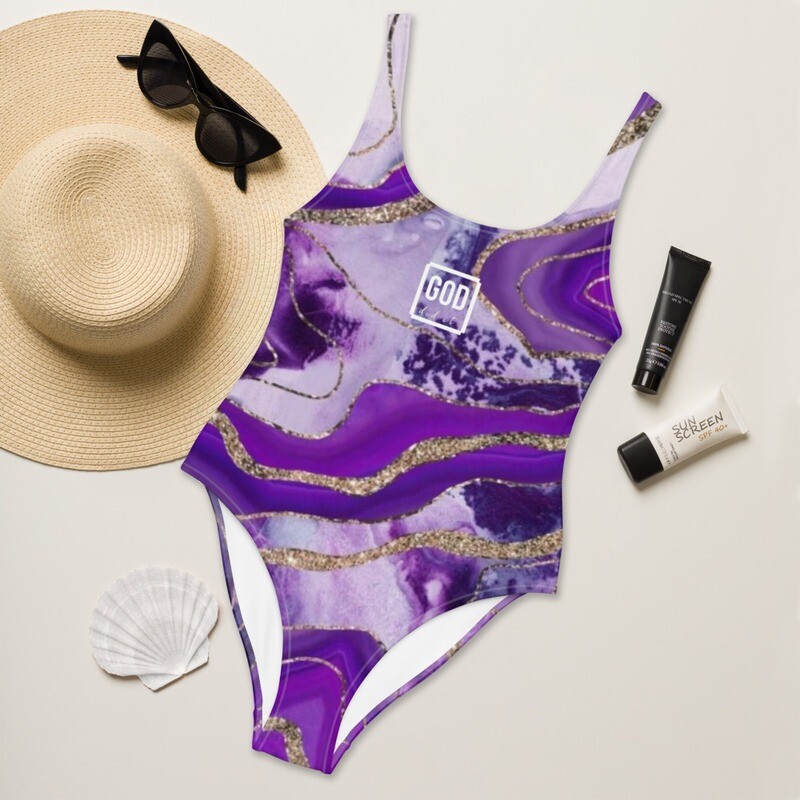 GOD did it Women's Swimsuit