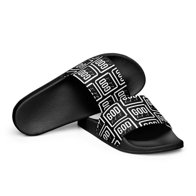 GOD did it  Men’s slides