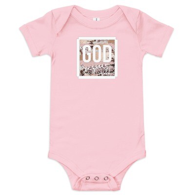 GOD did it baby onesie