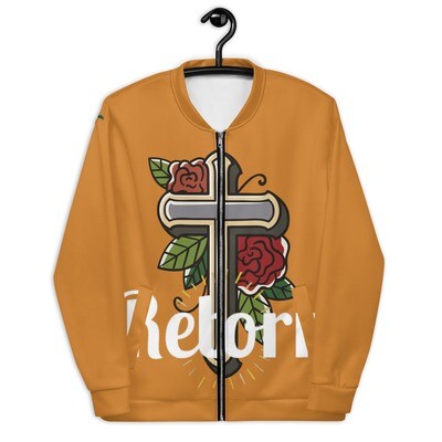 Reborn JESUS paid it all for us Unisex Bomber Jacket