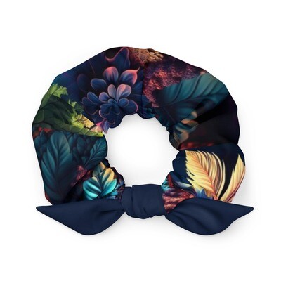 flower collage Scrunchie