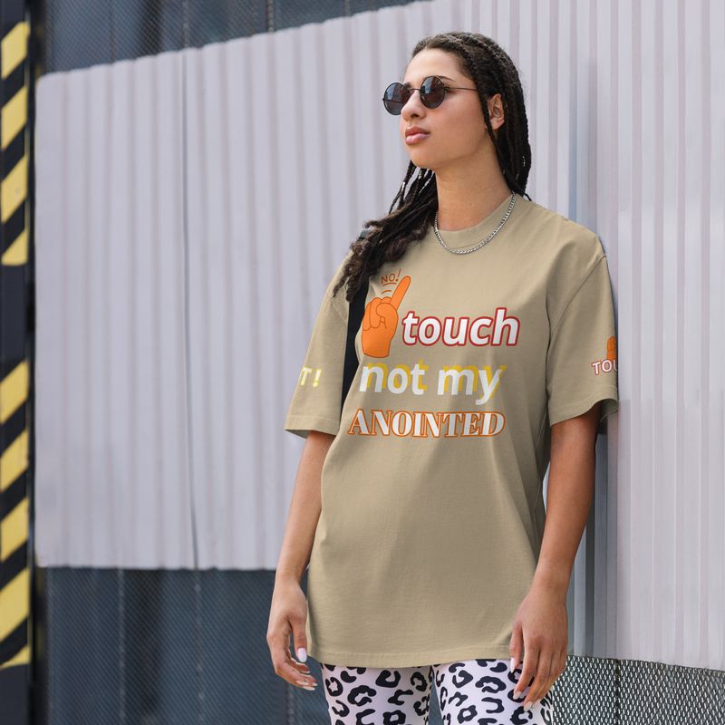 touch not oversized premium unisex t-shirt