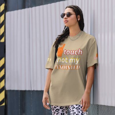touch not oversized premium unisex t-shirt