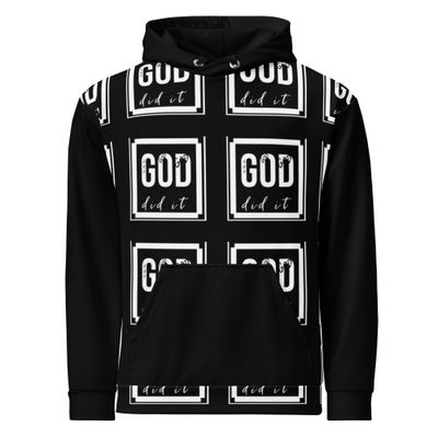 GOD did it c3 premium hoodie