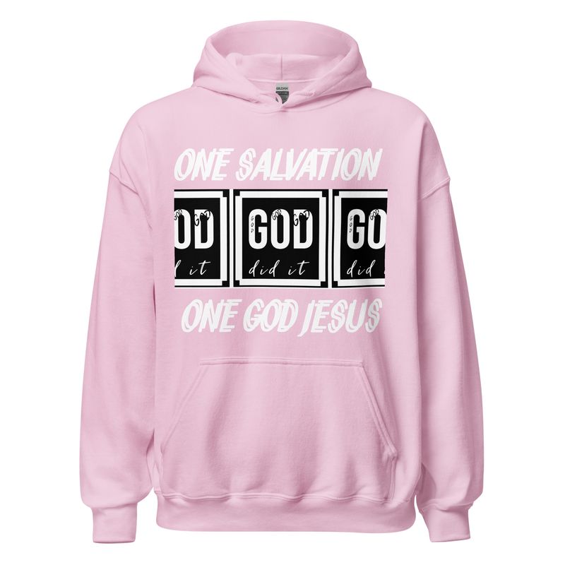 one salvation one GOD Jesus Unisex Hoodie