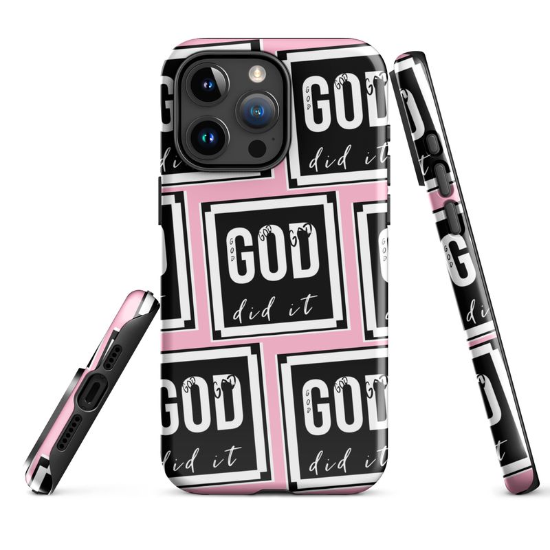 GOD did it c3 phone Case for iPhone®