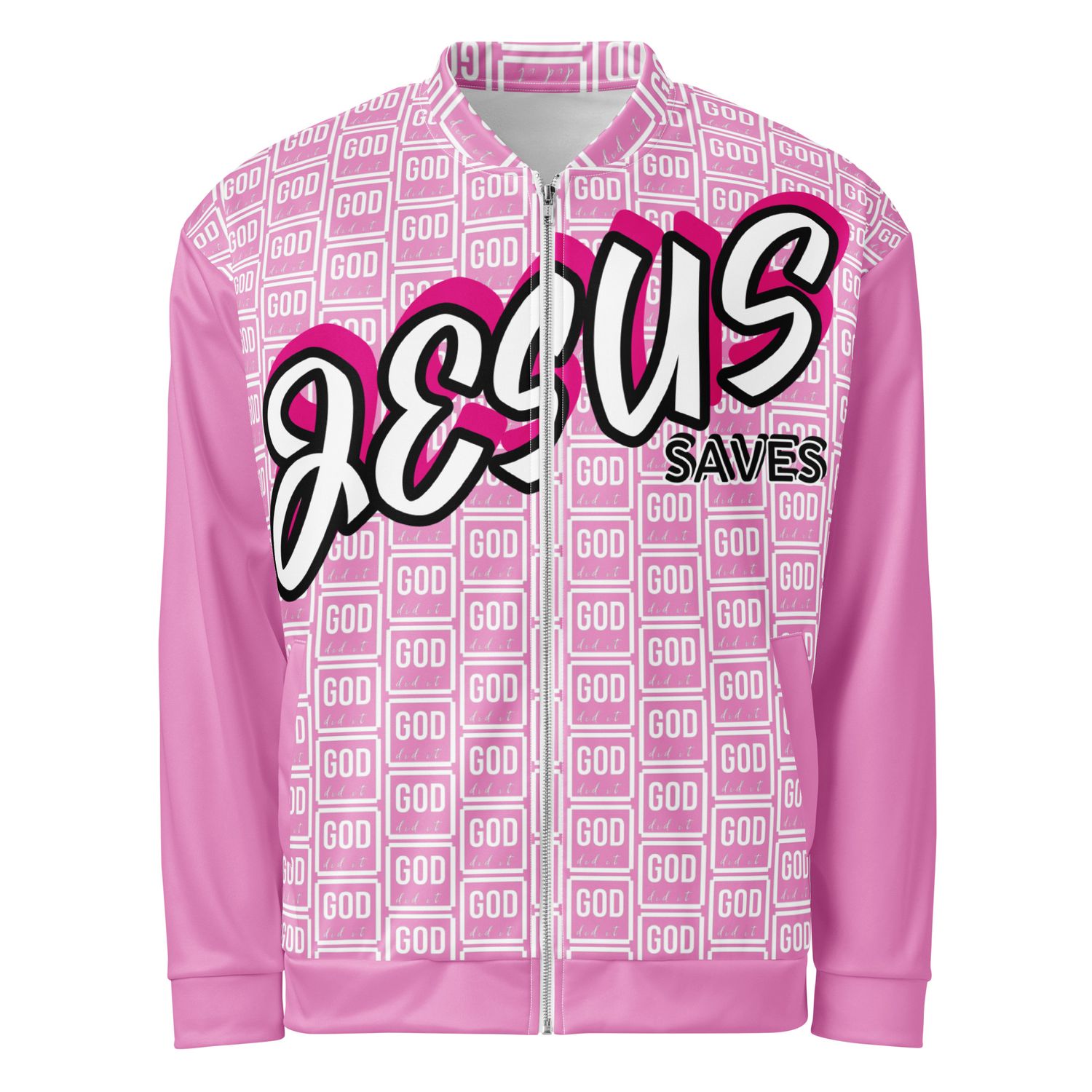 JESUS saves  Bomber Jacket