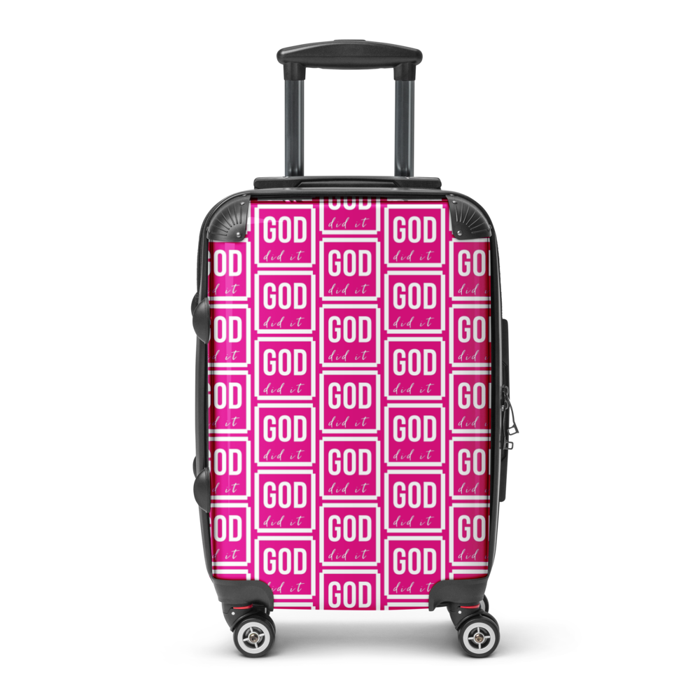 GOD DID IT SUITCASE