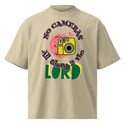NO CAMERAS t-shirt