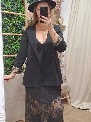 La veste blazer noir